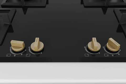 Bosch Built-in Gas Hob 4 Burner 90CM Series 4 PNF9B6G20I Tempered glass Black