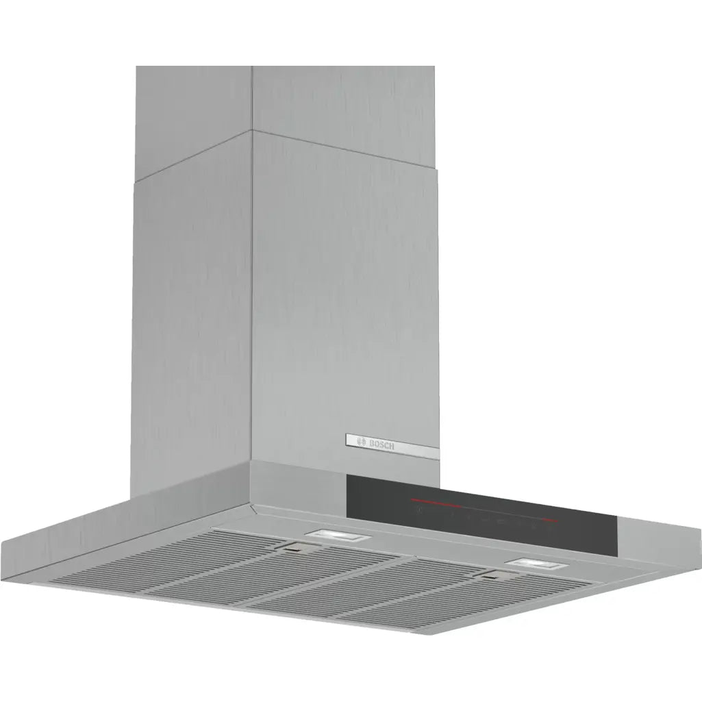 BoschChimney60CM-DWB67JP50I-Series6-Wall-MountedCookerHood-StainlessSteel-FullView