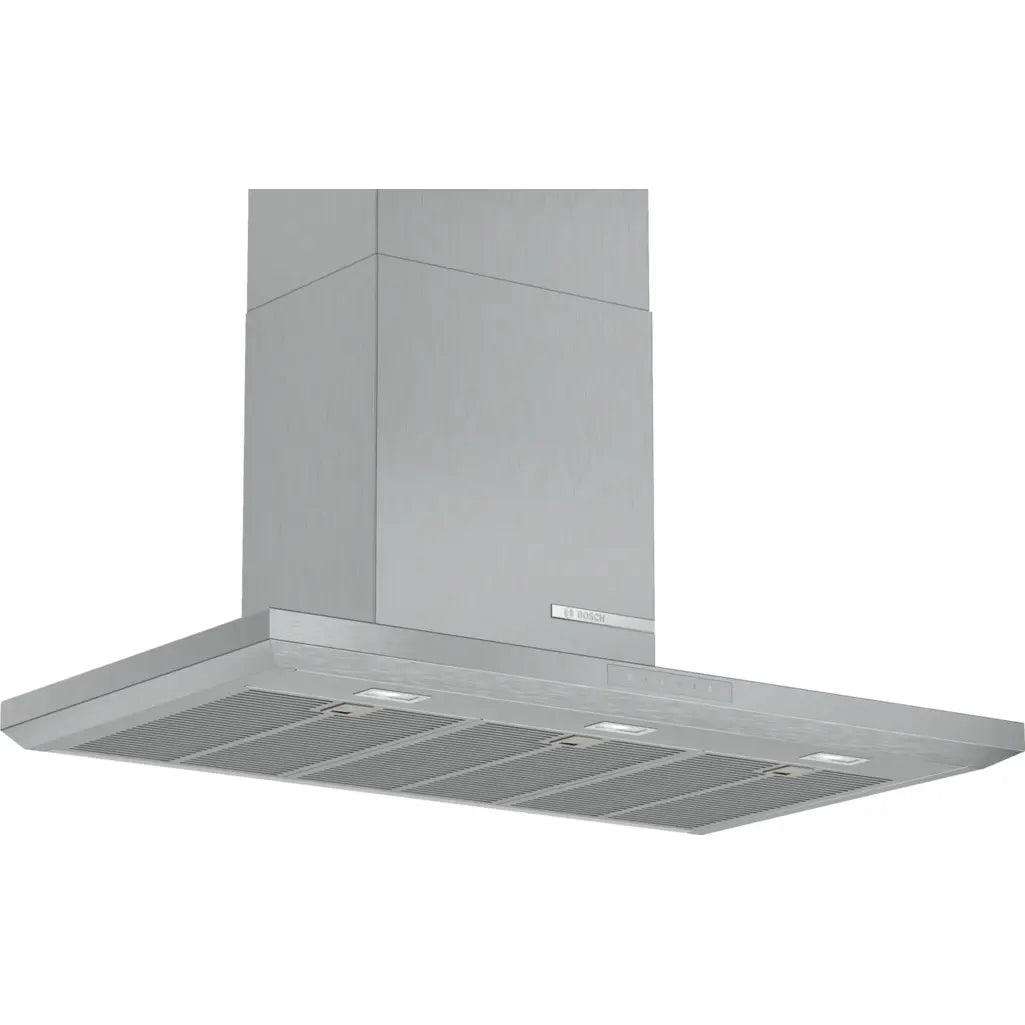 BoschChimney90CM-DWB97LM50I-Series6-Wall-MountedCookerHood-StainlessSteel-Frontview