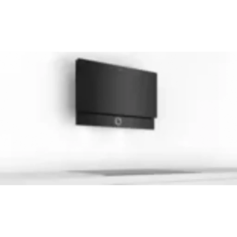 Bosch Chimney 90 CM - DWF97RV60I - Series 8 - Wall-Mounted Cooker Hood  Clear Glass  Black Printed Flat Brand Design