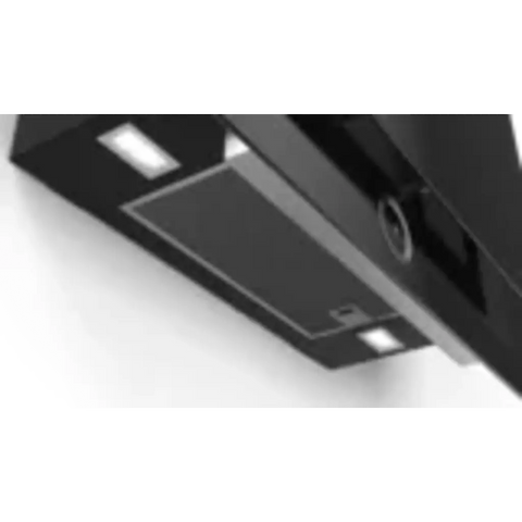 Bosch Chimney 90 CM - DWF97RV60I - Series 8 - Wall-Mounted Cooker Hood  Clear Glass  Black Printed Flat Brand Design