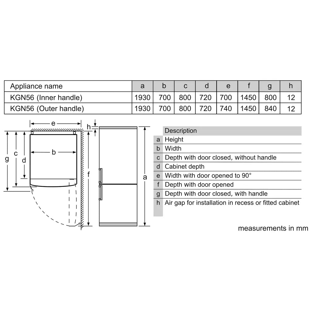 Bosch_559L_Double_Door_Bottom_Mount_Refrigerator_Series6-KGN56LB42I-Dimension