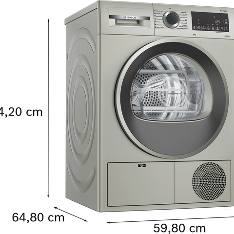Bosch 9 kg Series 4 Condenser Tumble Dryer WPG24108IN Diminensions