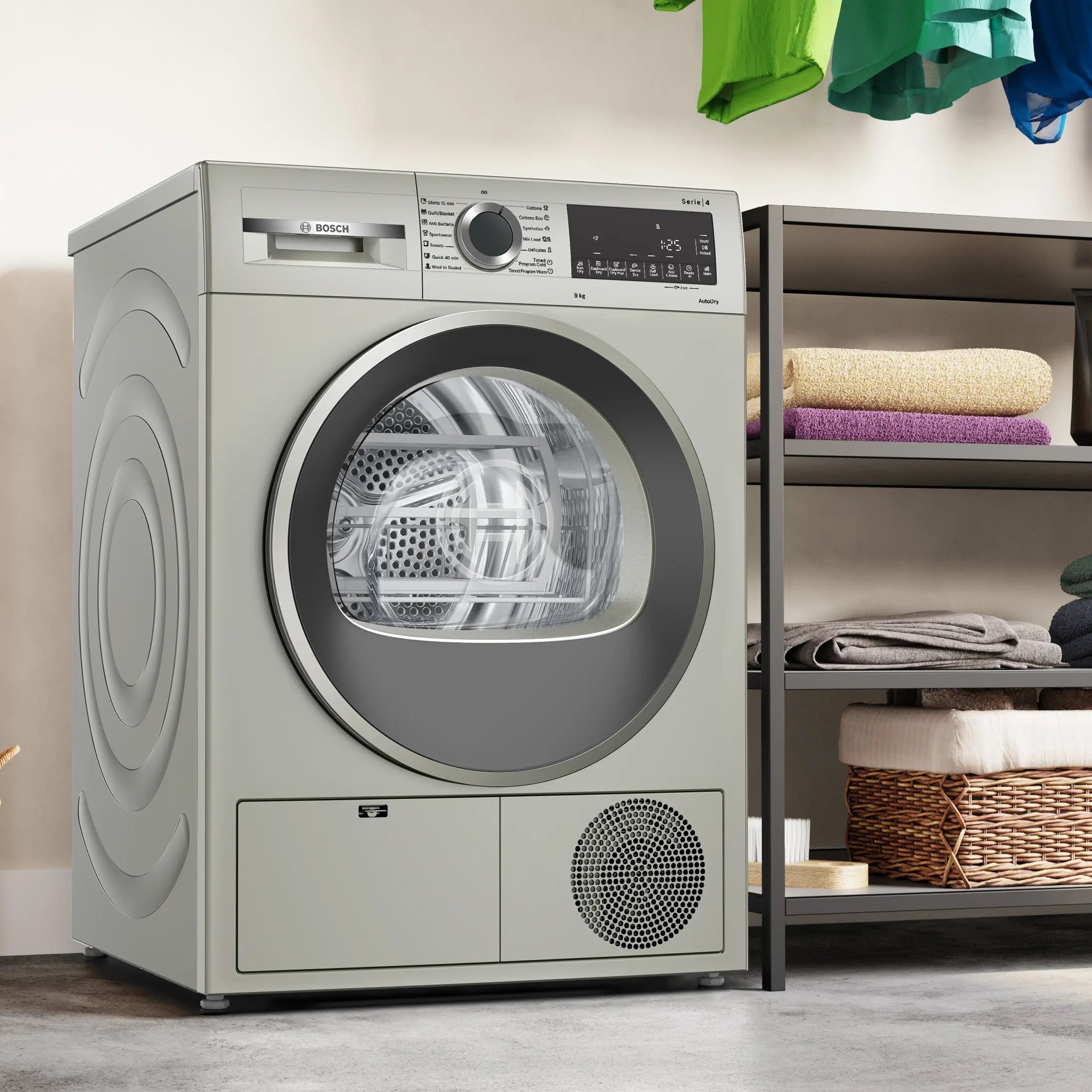 Bosch 9 kg Series 4 Condenser Tumble Dryer WPG24108IN Installed