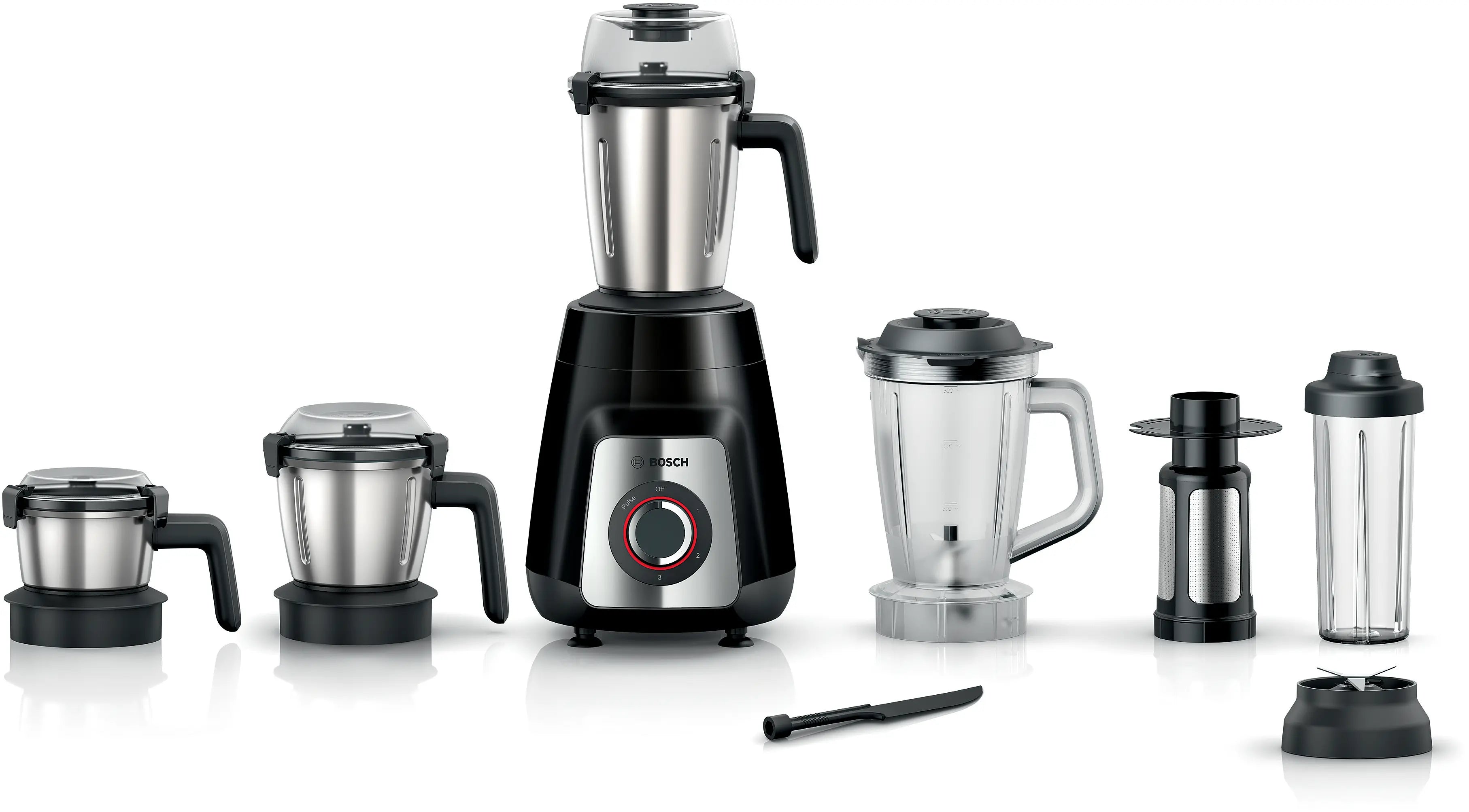 Bosch Mixer Grinder TrueMixx Pro 1100 W Black - MG8915A1KI