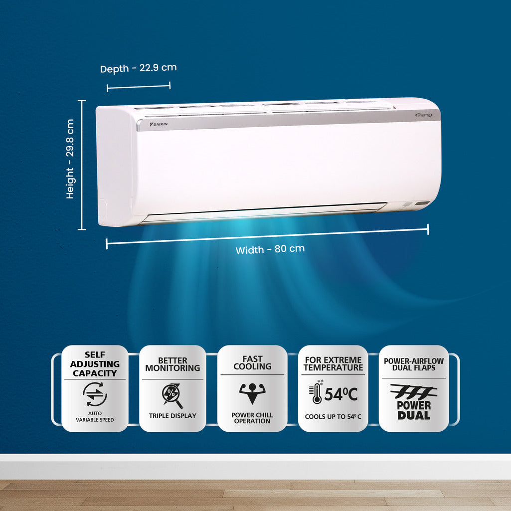 Daikin-1.0Ton-5Star-Inverter-SplitAC-_FTKU35UV16W_RKU35UV16W_CopperCondenser_--Dimension