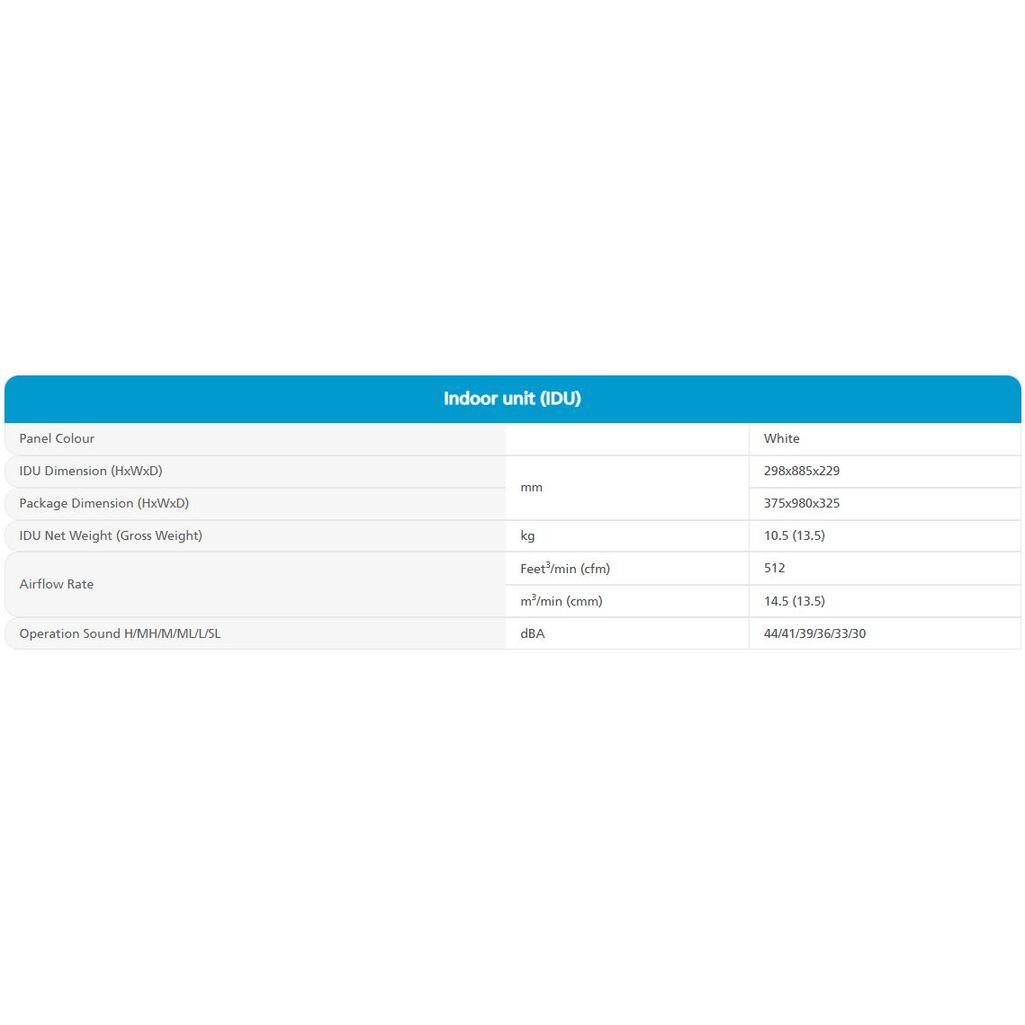 Daikin_1.0_Ton_5_Star_Inverter_Split_AC_FTKF35UV16U_RKF35UV16U_Copper_Condenser_-_IDU_Specification