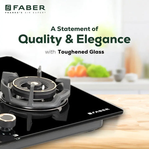 Faber 90cm 4 Burner Hob Experia HT 904 ALU AI FFD