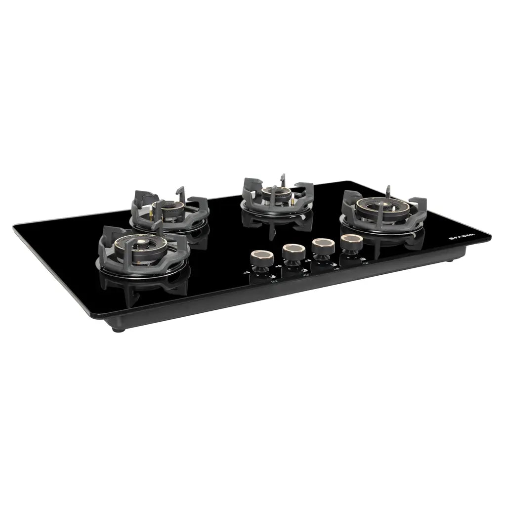 Faber_90cm_4_Burner_Hob_Experia_HT_904_ALU_AI_FFD-Side _View