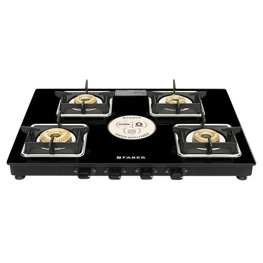 Faber Cooktop Remo XL 4BB - 63 CM - 4 Brass Burner-Full_View