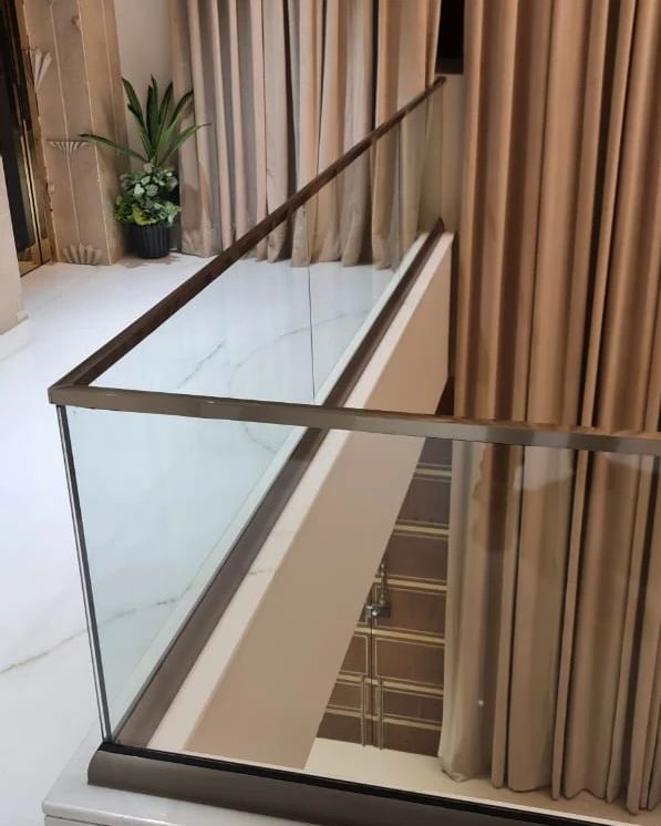 Zolon Aluminium Glass Railing, Glass Balcony Railing, Railing with Gla ...