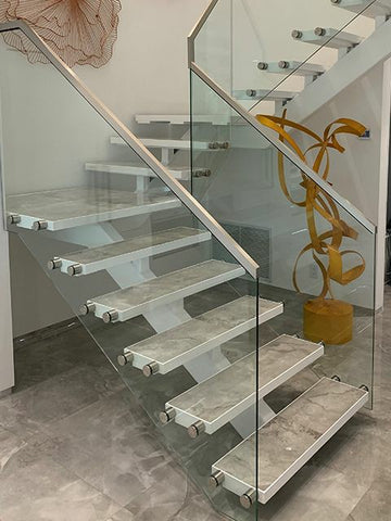 Zolon Aluminium Glass Railing, Glass Balcony Railing, Railing with Glass, Glass Balcony Handrail or Glass Guardrail