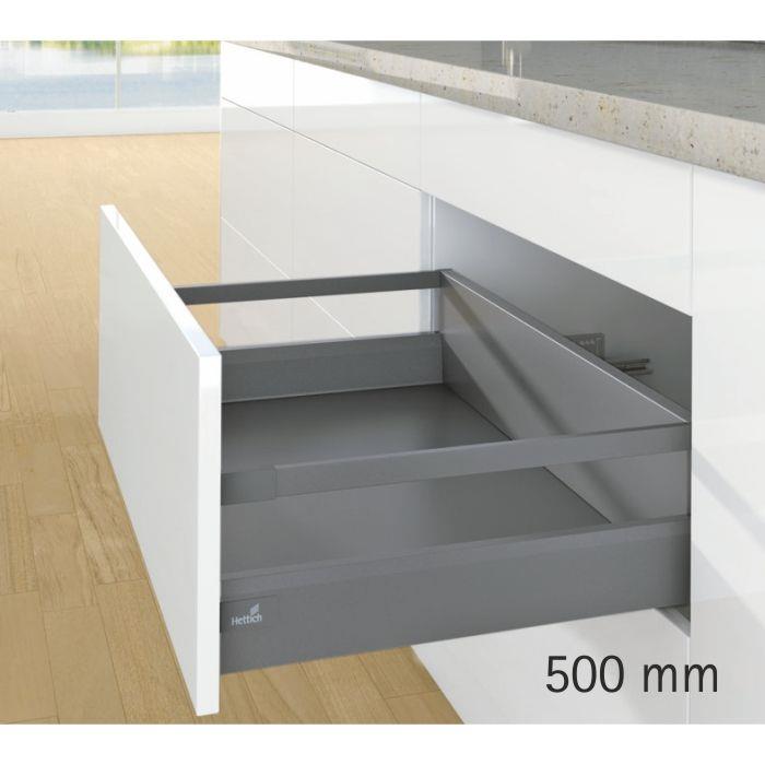 Hettich ArciTech Anthracite Drawer 500 mm