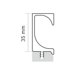 Hettich Handle Eslinga (G Profile) with End Cap