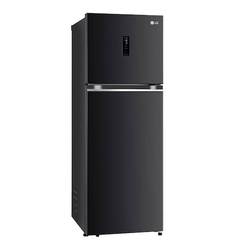 LG 322 Litres Double Door Refrigerator - Ebony Sheen Finish - 3 Star GL-T342TESX