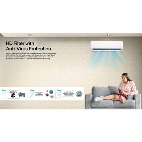 LG_AC_1.0_Ton_3_Star_Split_AC_with_AI_Convertible_6-in-1_Cooling_Gold_Fin_Viraat_Mode_Dual_Inverter_Compressor_2025_Model_US-Q12BNXE-Anti-Virus_Protection