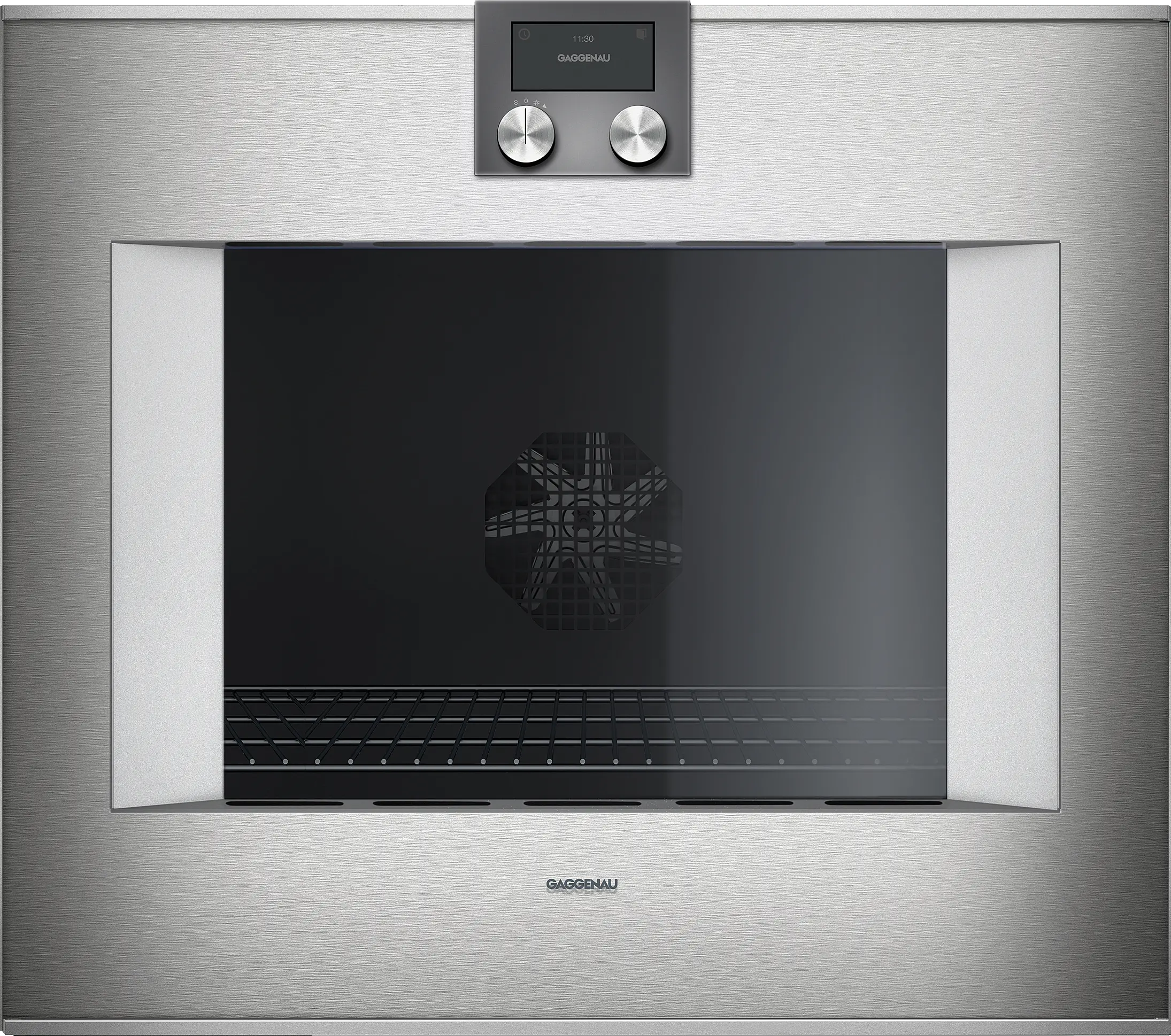 Gaggenau Built-in Oven 400 Series 76 x 67 cm - BO480112 - Door Hinge: Right - Stainless Steel Behind Glass