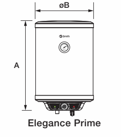 AO Smith Elegance Prime Storage Water Heater 25 Ltr