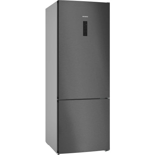 Siemens_iQ300_Free-Standing_Fridge-Freezer_With_Freezer_At_Bottom_193_x_70_cm_Brushed_Black_Steel_Anti_Fingerprint_Total_No_Frost_-_KG56NCX41I-2