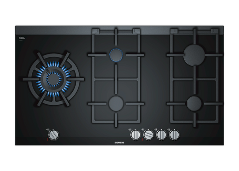 Siemens iQ700 Gas Hob - 90 cm Ceramic - ER9A6SD70I - Black - 5 Burner