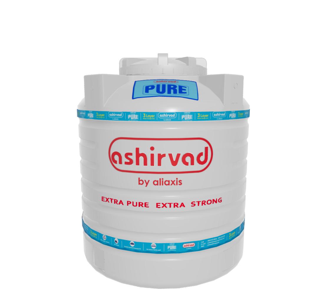 Ashirvad Triple Layer Pure Water Storage Tank 1500 Litres