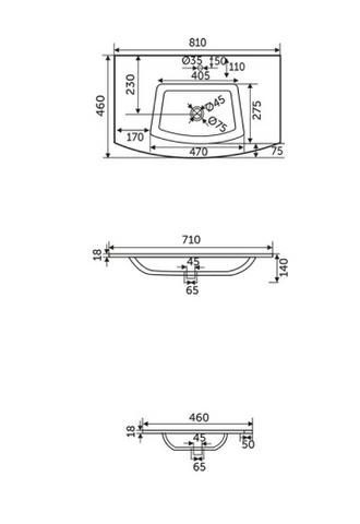 RAK Ceramics Crystal Drop in Wash Basin