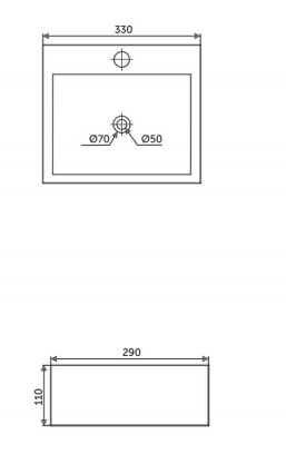 RAK Ceramics Mini Counter Top Wash Basin