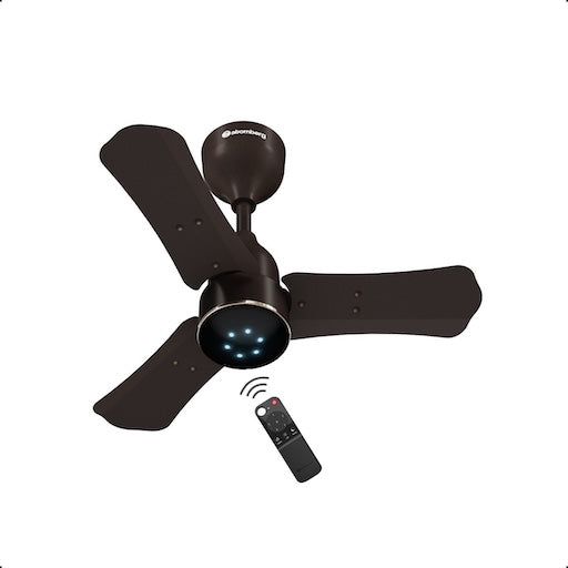 Atomberg Renesa Halo 600 mm brown ceiling fan with remote control