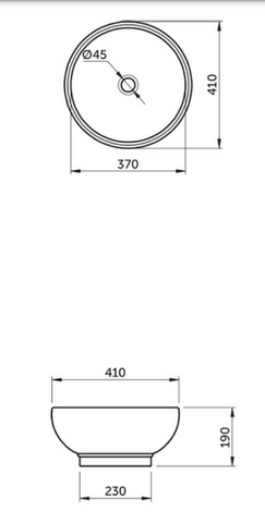 RAK Ceramics Sun Counter Top Wash Basin