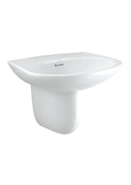 Parryware Flair Wall - Hung Basin With Pedestal C0460