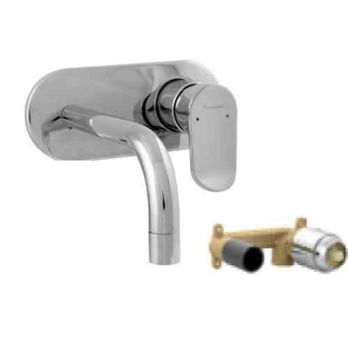 Parryware Alpha Wall Mounted Upper Trim Basin Mixer & Concealed Body Basin Mixer Set; G2776A1