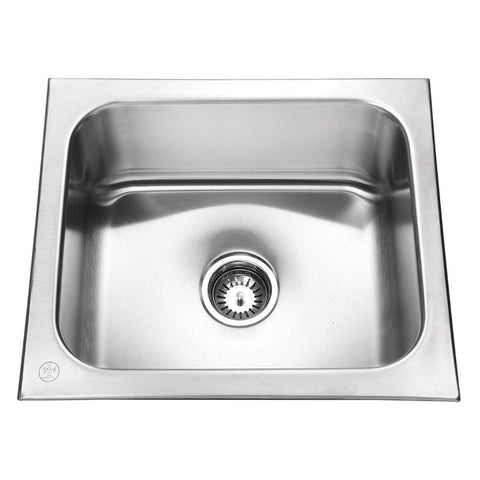 Parryware Eco 24 x 18 x 9  S Bowl Flat Matt Kitchen Sink C857272