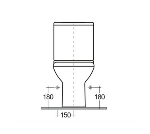 RAK Ceramics Compact Close Coupled Water Closet