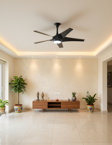 Superfan SuperQ Lux BLDC Fan with 3-in-1 Light - 5 Blades - 120 cm (48 inches) - 5 Years Warranty