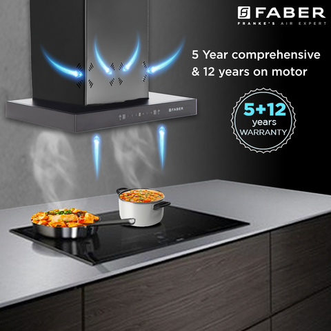 Faber Hood Cygnus IN 3D HC SC FL BK 60 cm Autoclean Filterless Chimney