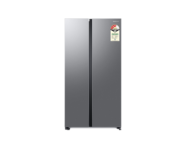 アミン　リファイン SP シルバー Samsung 653 Litres Convertible 5in1 Side by Side Refrigerator