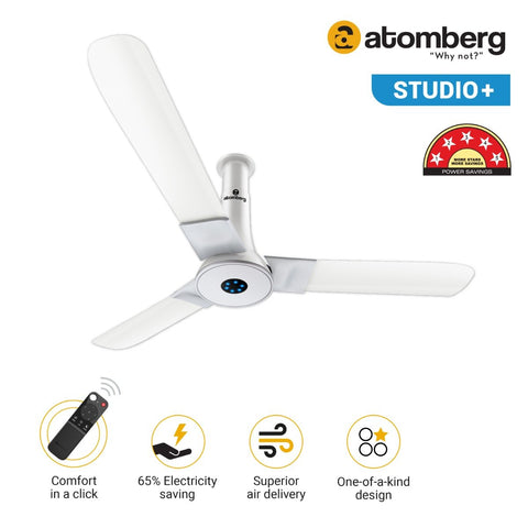 Atomberg Studio+ 1200mm BLDC motor Energy Saving Ceiling Fan