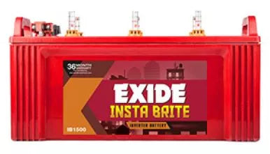 Exide Instabrite FIB0-IB1500 பிளாட் பிளேட் இன்வெர்ட்டர் பேட்டரி 150 Ah