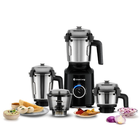 Atomberg Zenova Mixer Grinder with Unique Coarse Model 4 Jars including Chopper Jar with Hands Free Operation